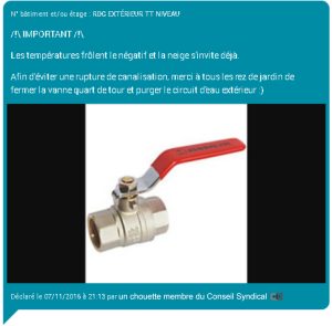Incident Rupture de canalisation