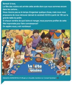 Messages Fête des Voisins