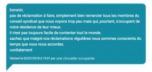 Remerciements Remerciements Présidente du Conseil Syndical